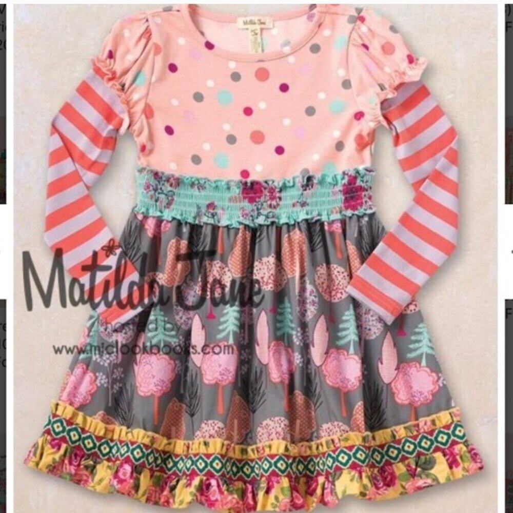 Matilda Jane Collette Maggie Dress Friends Forever Girls Size 2 Toddler Boutique